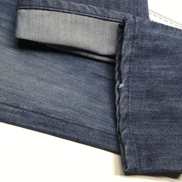 Paige Robertson Mid Rise Relaxed Crop Capri Jeans Women's 24 Stretch A887 - Picture 7 of 7